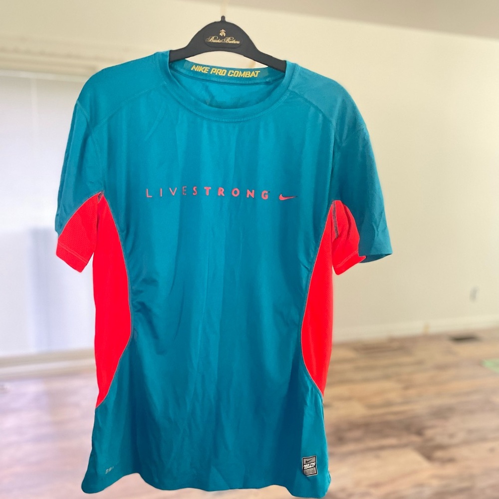 Nike Pro Combat Teal Shirt